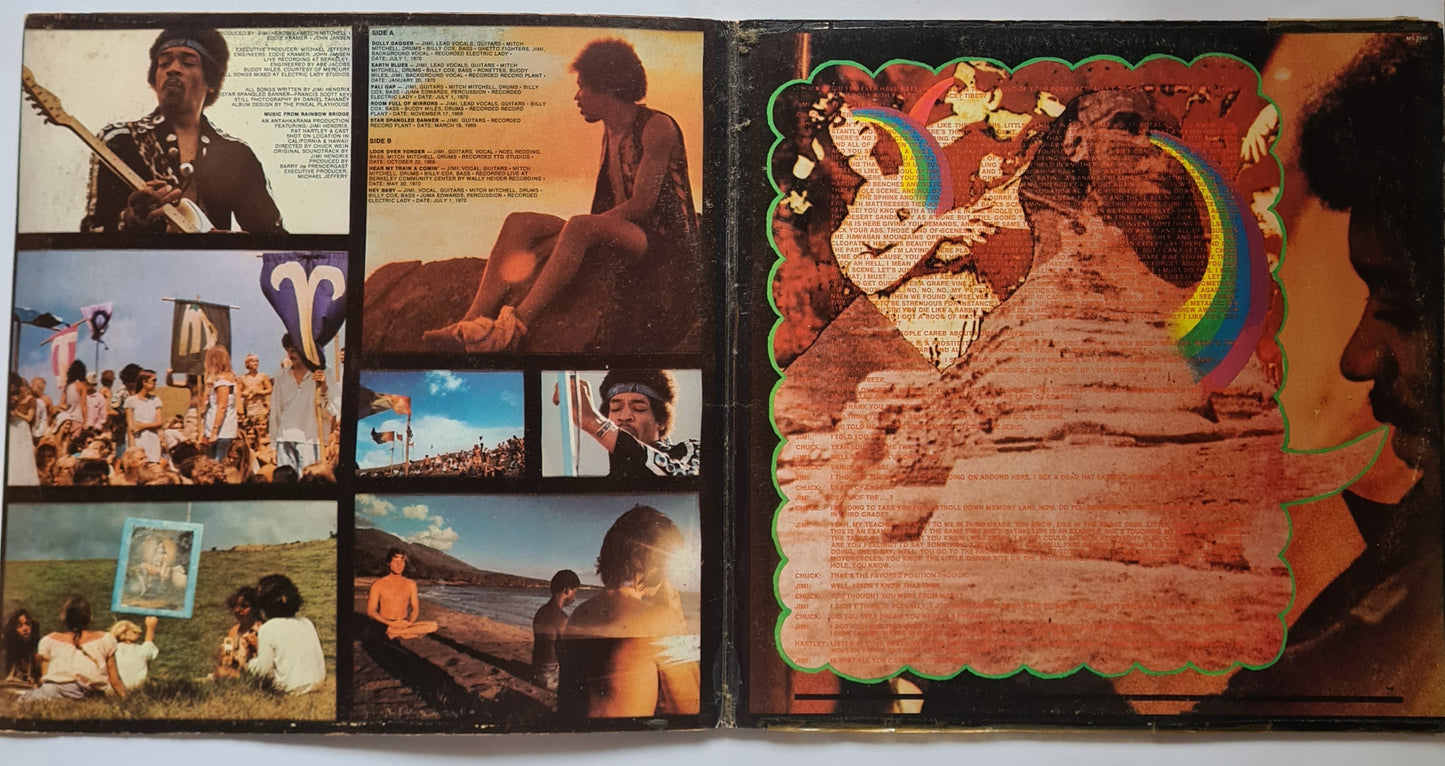 Jimi Hendrix – Rainbow Bridge: Original Motion Picture Sound Track - 1971 - Vinyl Record LP