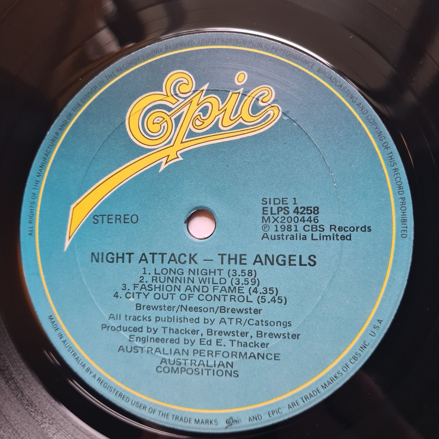 The Angels – Dark Room + Night Attack: Two For The Price Of One - 1984 - Vinyl Record LP