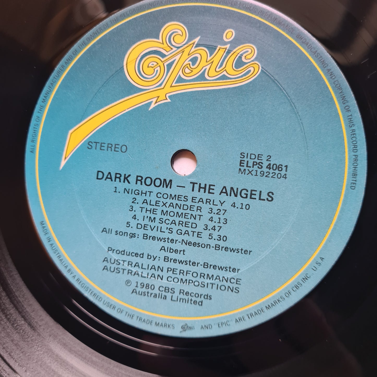 The Angels – Dark Room + Night Attack: Two For The Price Of One - 1984 - Vinyl Record LP