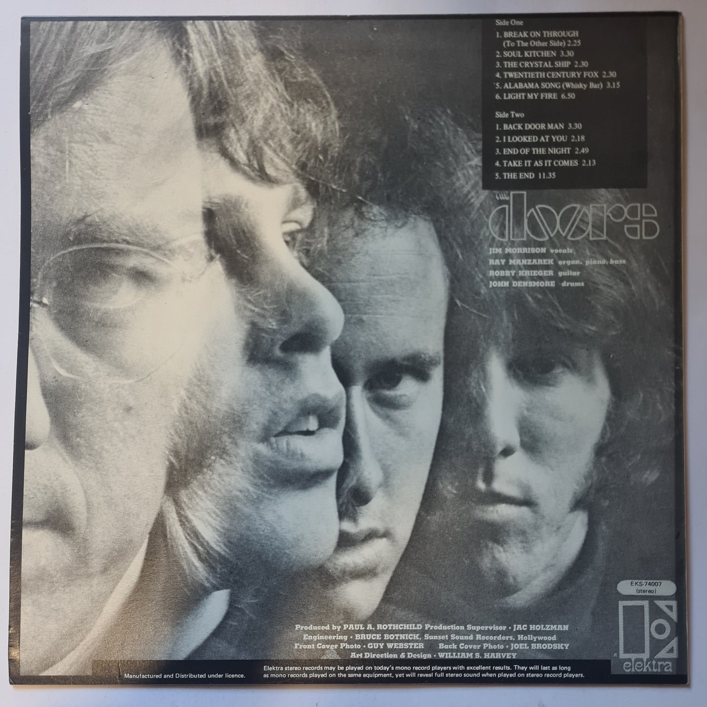 The Doors – The Doors - 1967 (70's Australian Pressing) - Vinyl Record LP