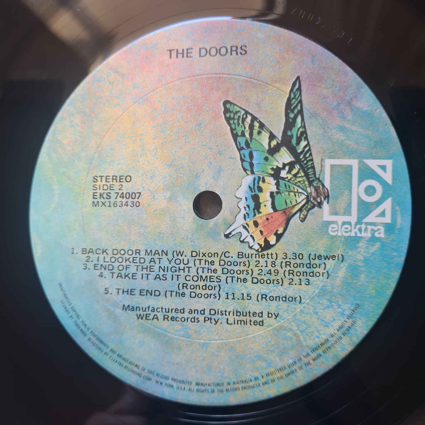 The Doors – The Doors - 1967 (70's Australian Pressing) - Vinyl Record LP