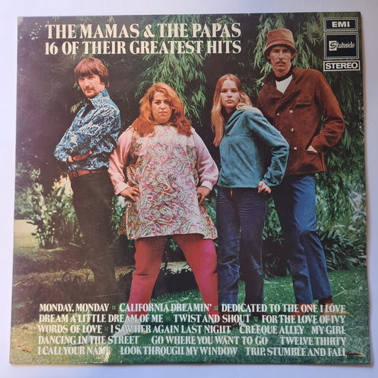 The Mamas & The Papas – 16 Of Their Greatest - 1970 - Vinyl Record LP