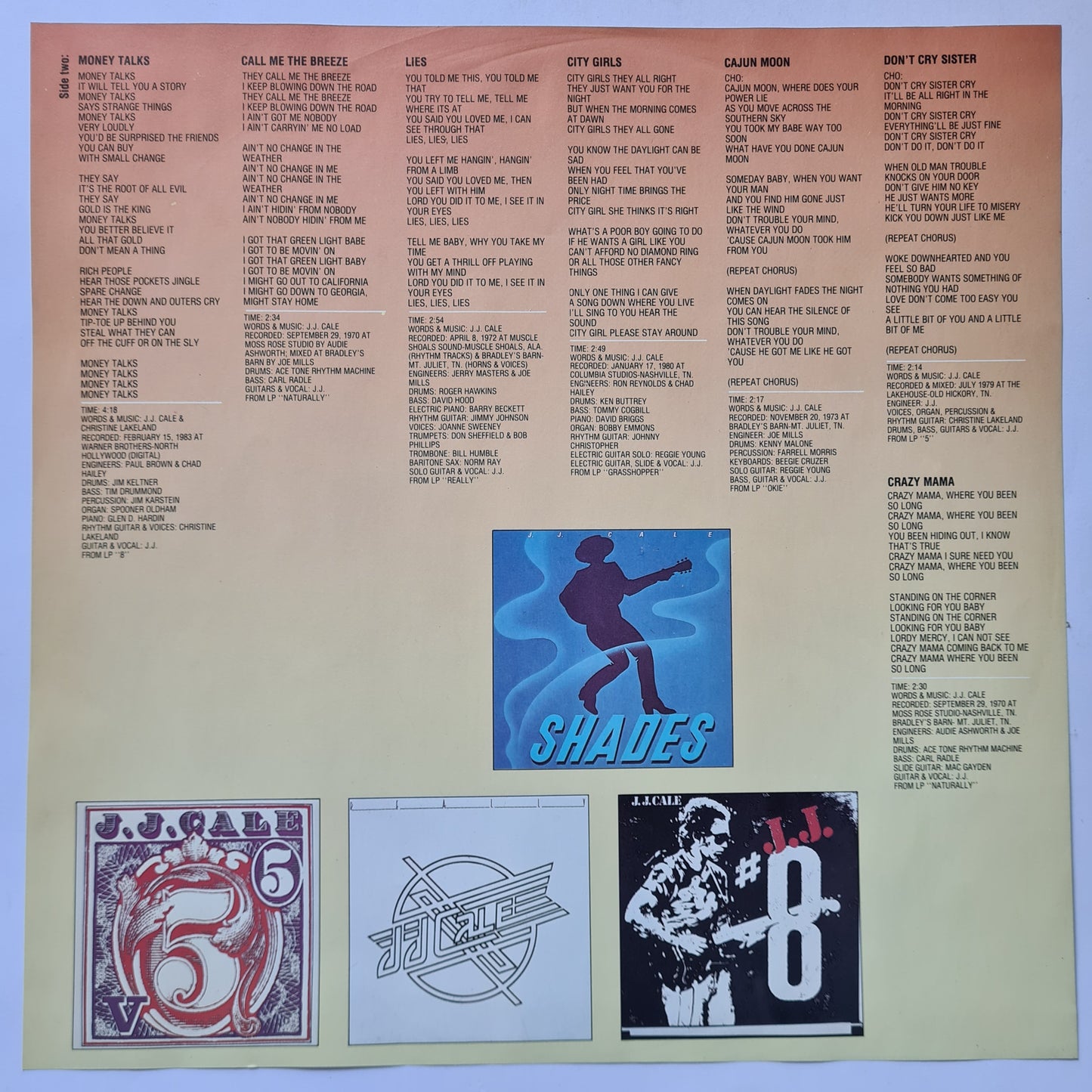 J.J Cale – Special Edition - 1984 - Vinyl Record LP (Greatest hits)