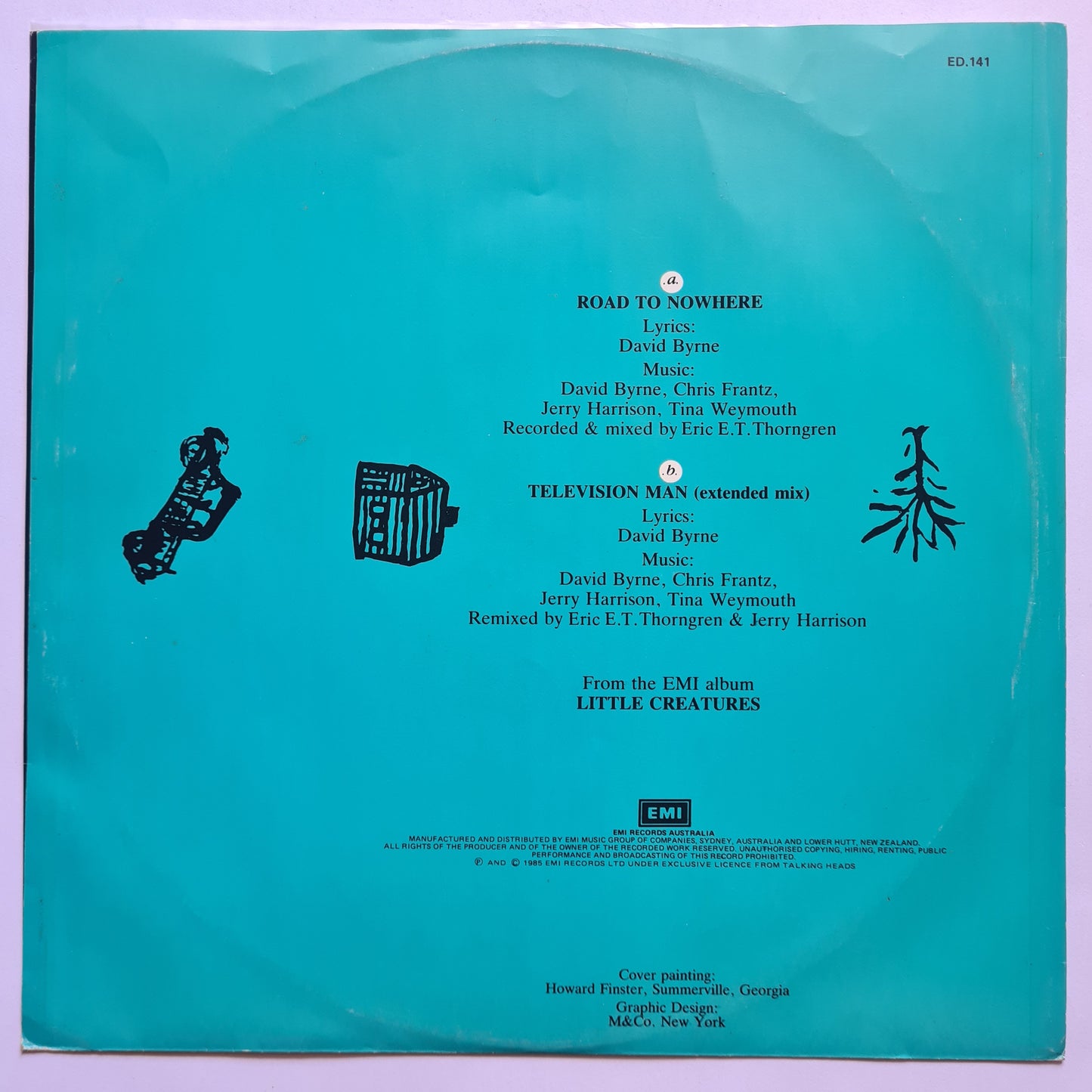 Talking Heads – Road To Nowhere (Maxi Single) - 1985 - Vinyl Record