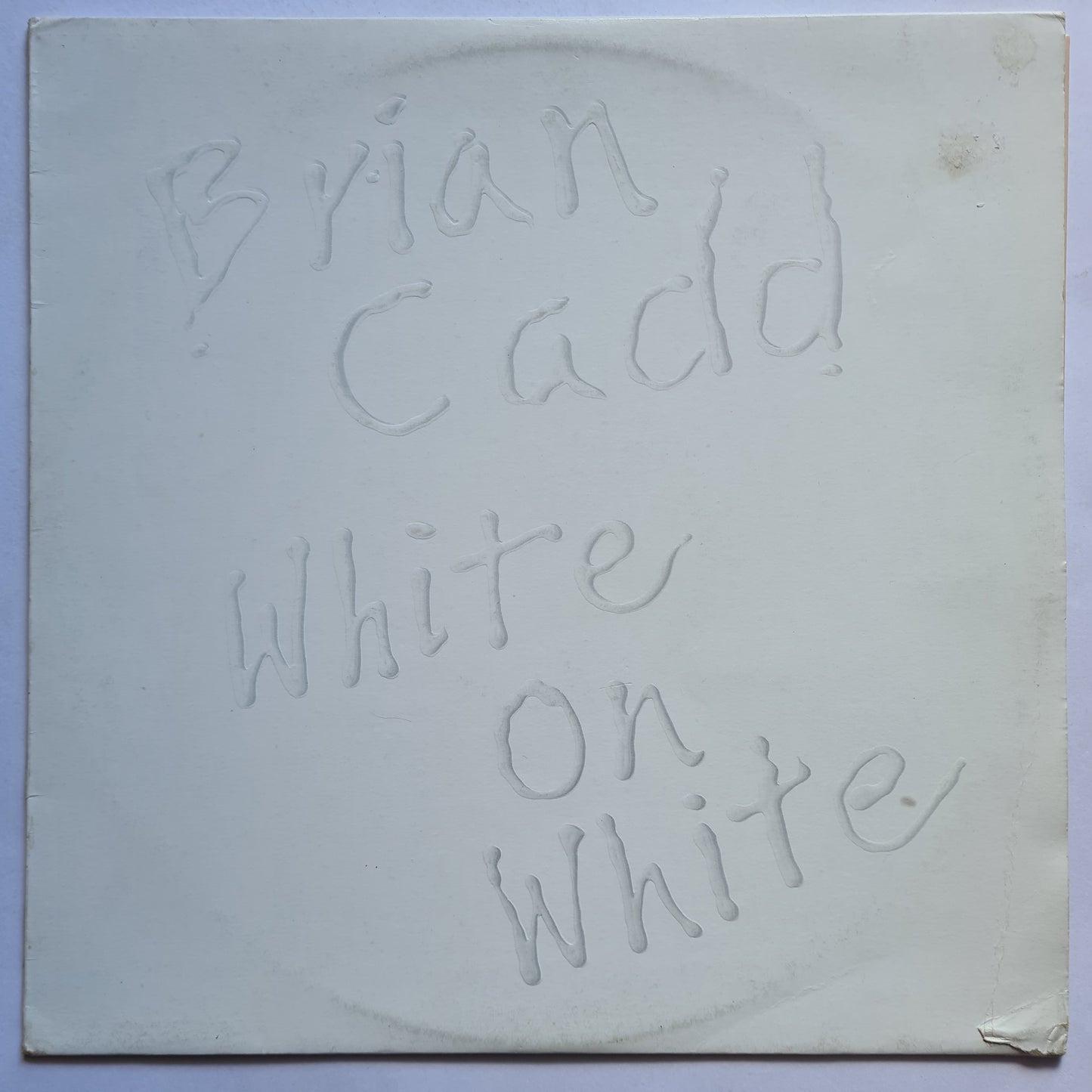 Brian Cadd – White On White - 1976 - Vinyl Record LP