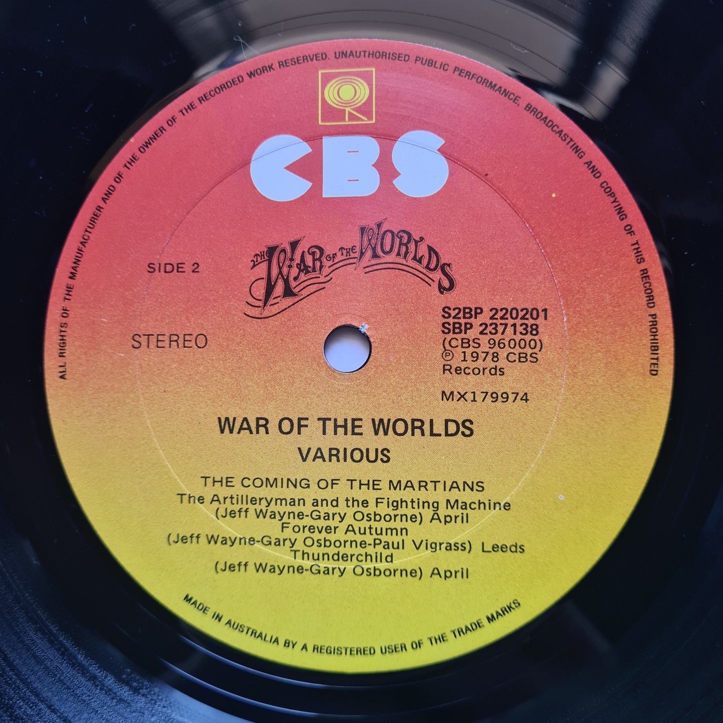 War Of The Worlds – Jeff Wayne's Musical Version Of The War Of The Worlds - 1978 (Gatefold 2LP) - Vinyl Record