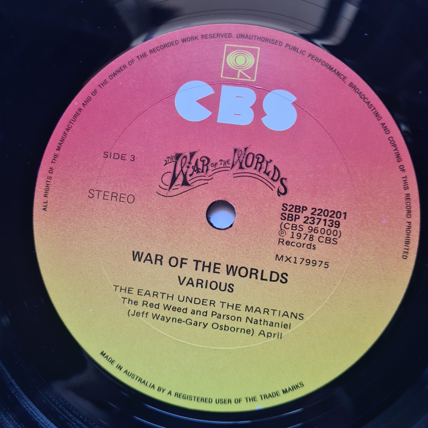 War Of The Worlds – Jeff Wayne's Musical Version Of The War Of The Worlds - 1978 (Gatefold 2LP) - Vinyl Record