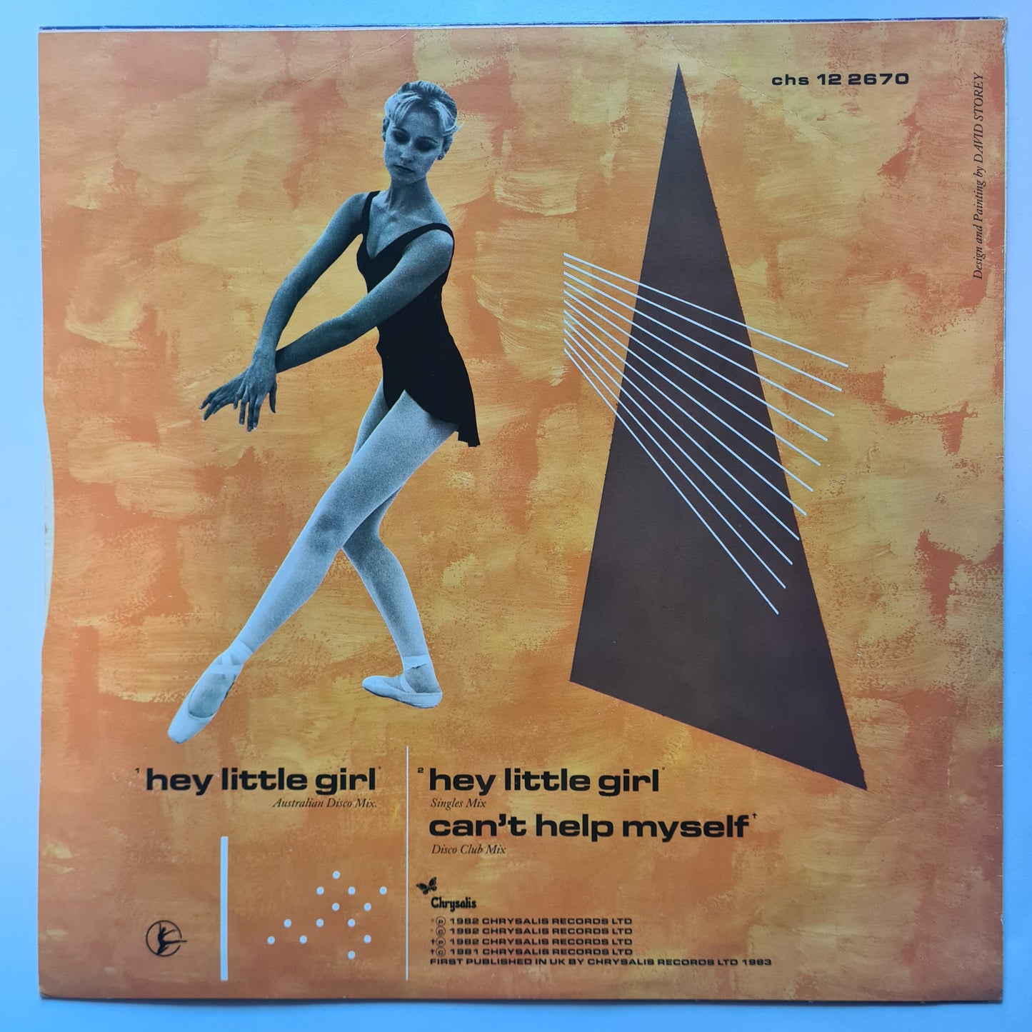 Icehouse – 'Hey Little Girl' Disco Mix 12" Single - 1983 - Vinyl Record