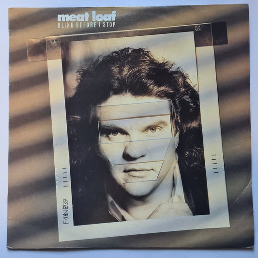 Meat Loaf – Blind Before I Stop - 1986 - Vinyl Record LP