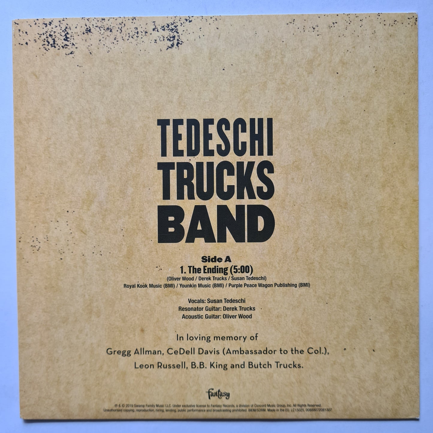 Tedeschi Trucks Band ‎– Signs -2019 - Vinyl Record -Includes bonus 7inch