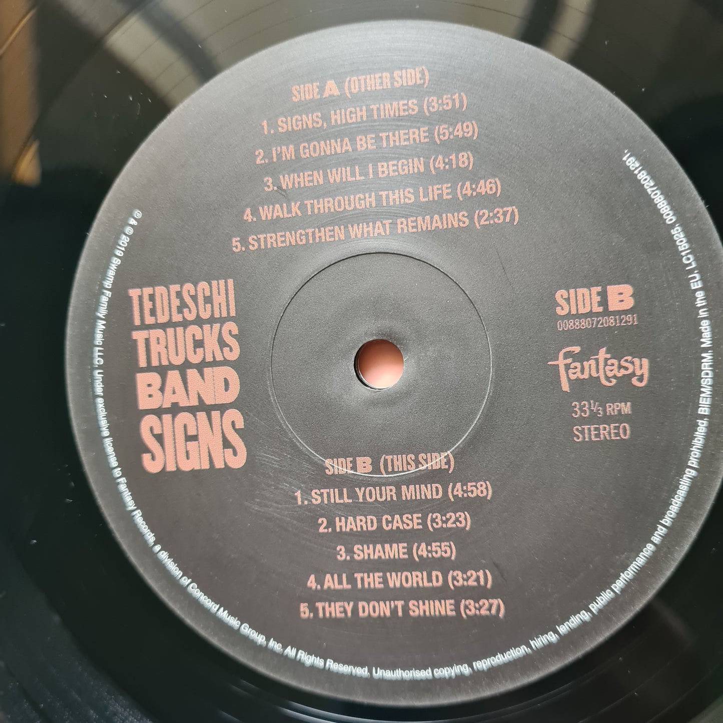 Tedeschi Trucks Band ‎– Signs -2019 - Vinyl Record -Includes bonus 7inch