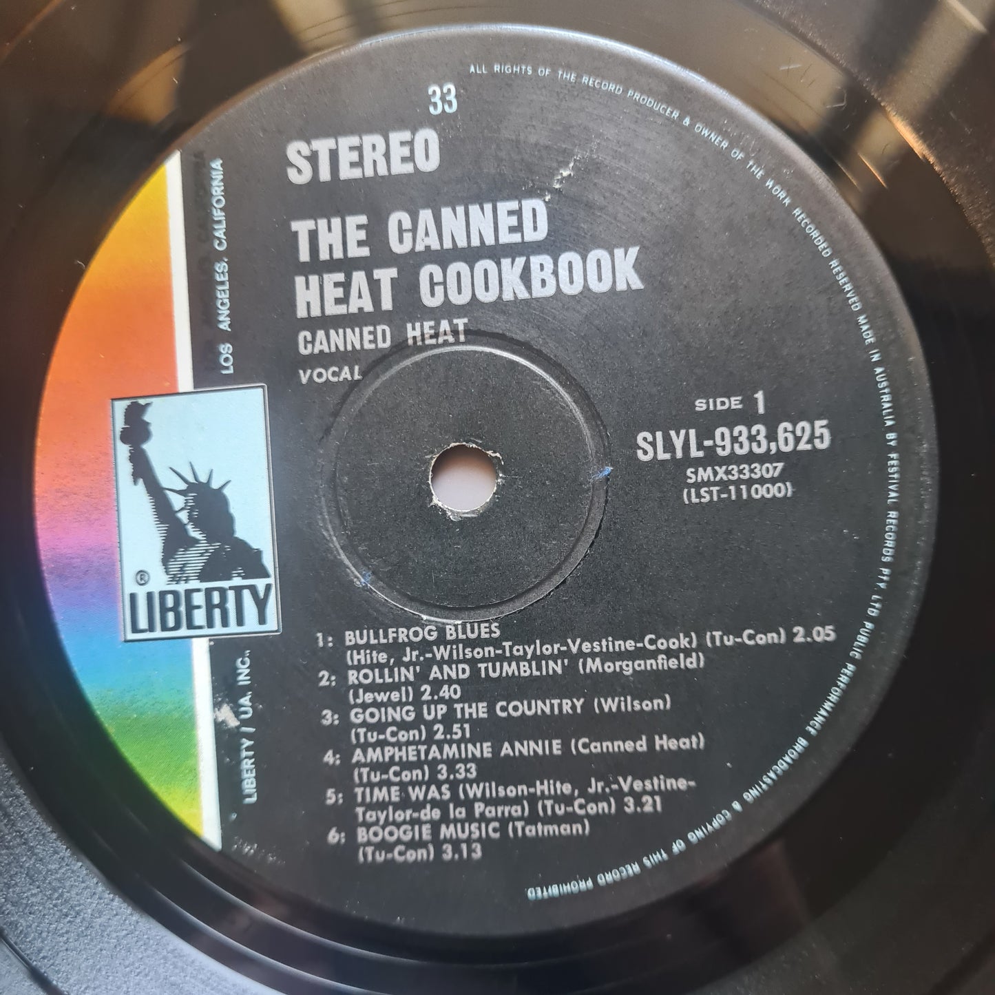 Canned Heat – The Canned Heat Cook Book (The Best Of Canned Heat) - 1970 - Vinyl Record LP