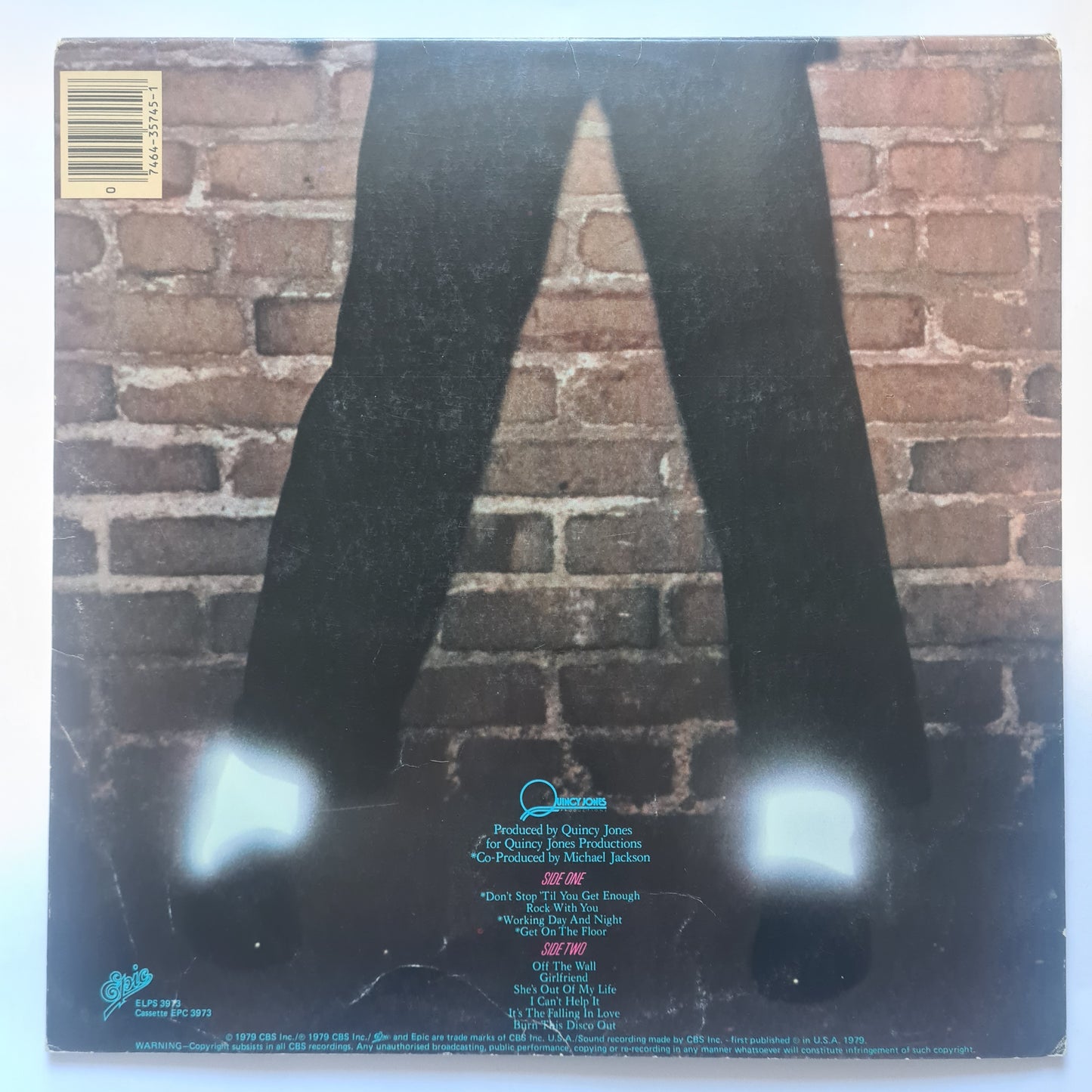 Michael Jackson – Off The Wall - 1979 (Gatefold) - Vinyl Record LP