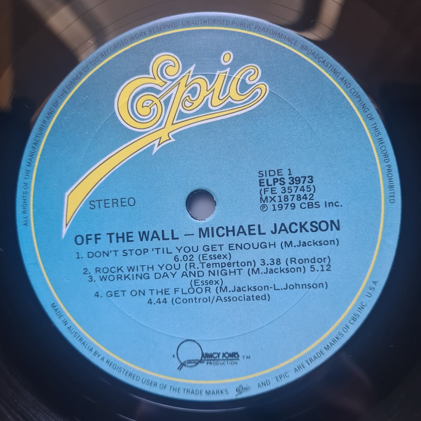 Michael Jackson – Off The Wall - 1979 (Gatefold) - Vinyl Record LP