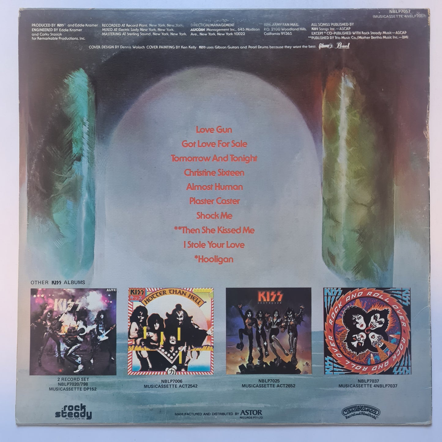 KISS – Love Gun - 1977 (Australian Pressing) Vinyl Record LP