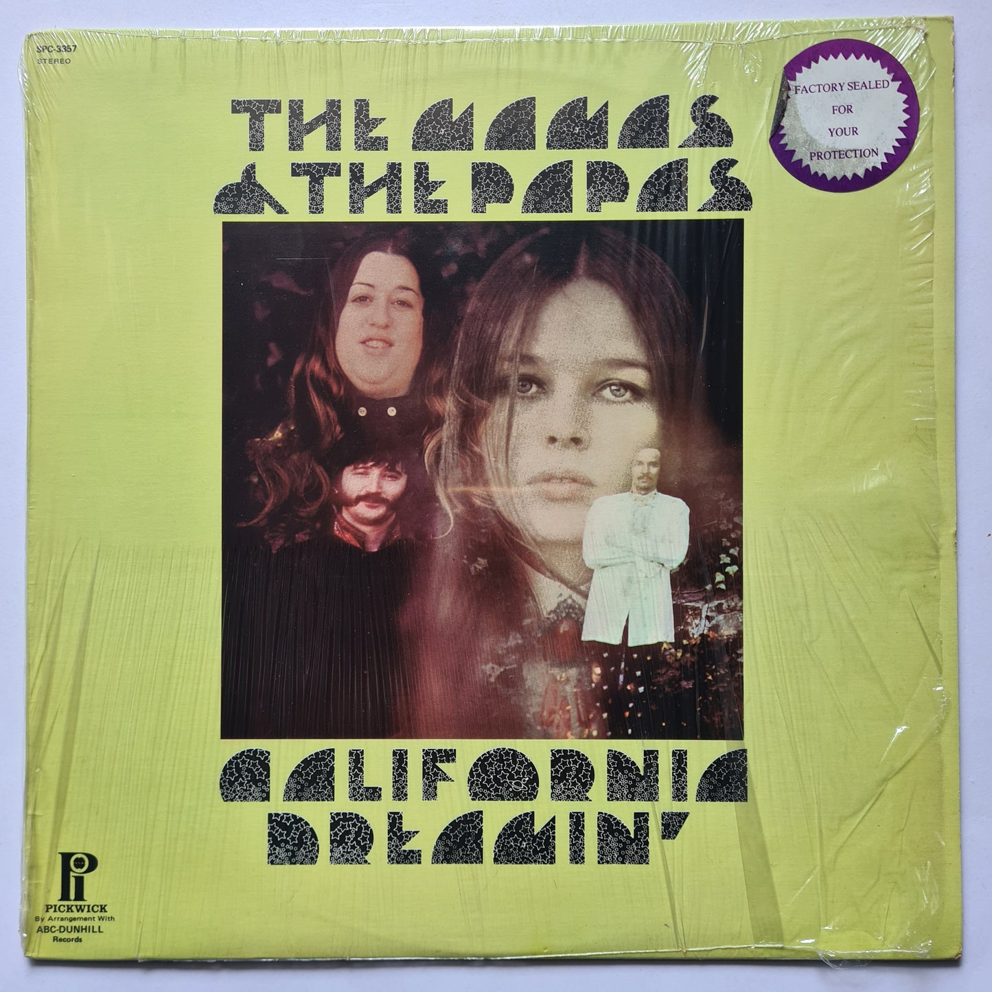 The Mamas & The Papas – California Dreamin'- 1972 - Vinyl Record LP (Greatest Hits)