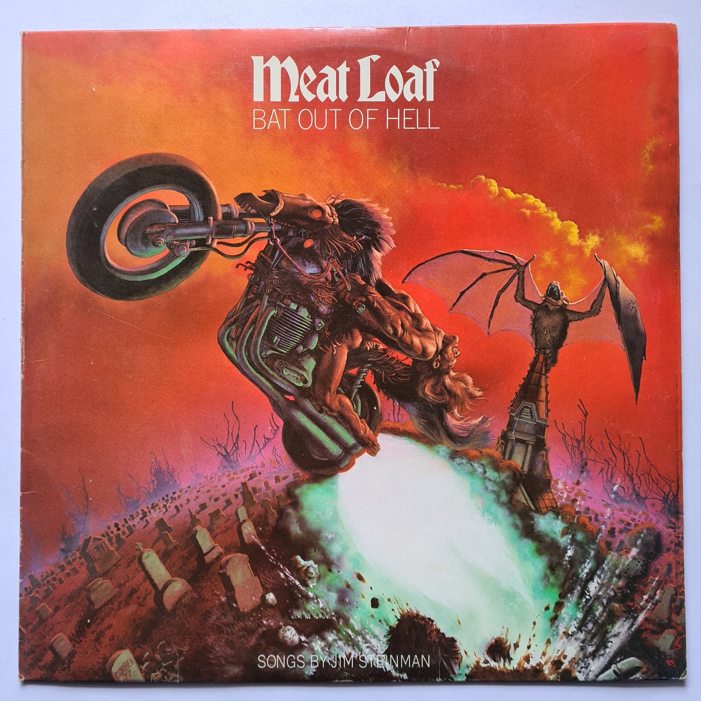 Meat loaf – Bat Out Of Hell - 1977 - Vinyl Record LP