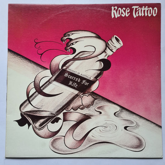 Rose Tattoo – Scarred For Life - 1982 - Vinyl Record