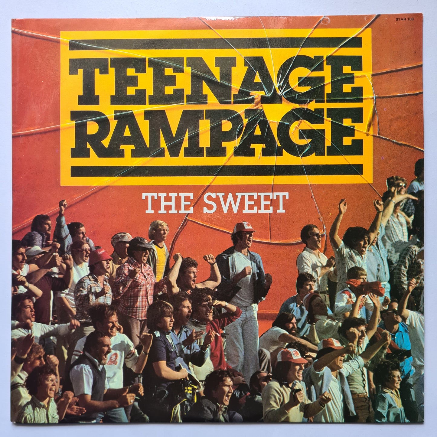 The Sweet – Teenage Rampage - 1981- Vinyl Record LP (Greatest Hits)