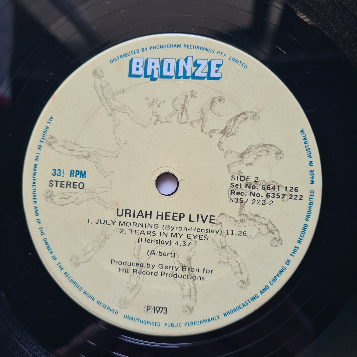 Uriah Heep – Uriah Heep Live January 1973 - 1973 - 2LP gatefold Vinyl Record