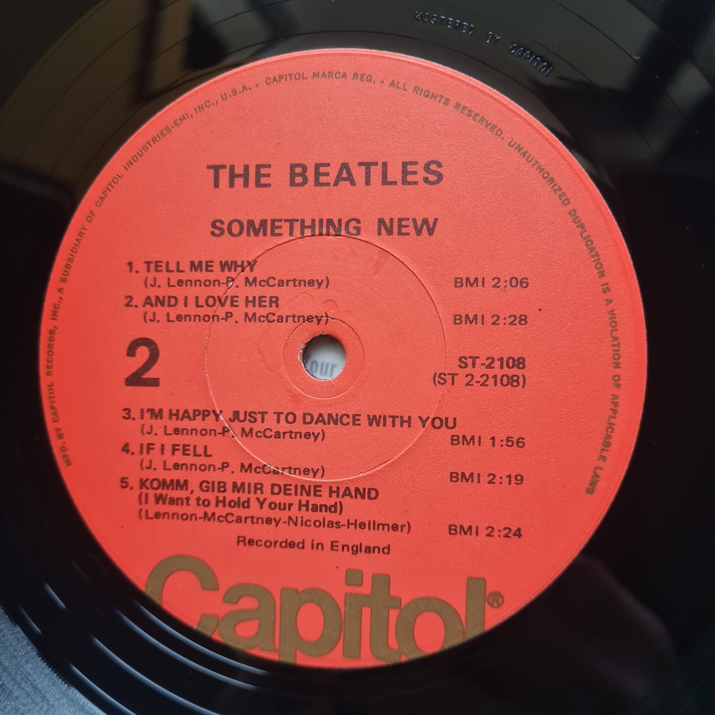 The Beatles – Something New - 1964 (1976 USA Pressing) - Vinyl Record LP