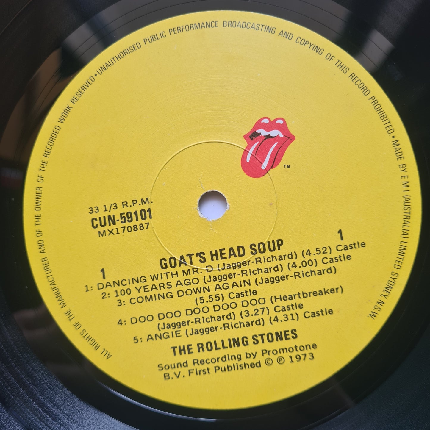 The Rolling Stones – Goats Head Soup - 1973 (Gatefold) - Vinyl Record LP