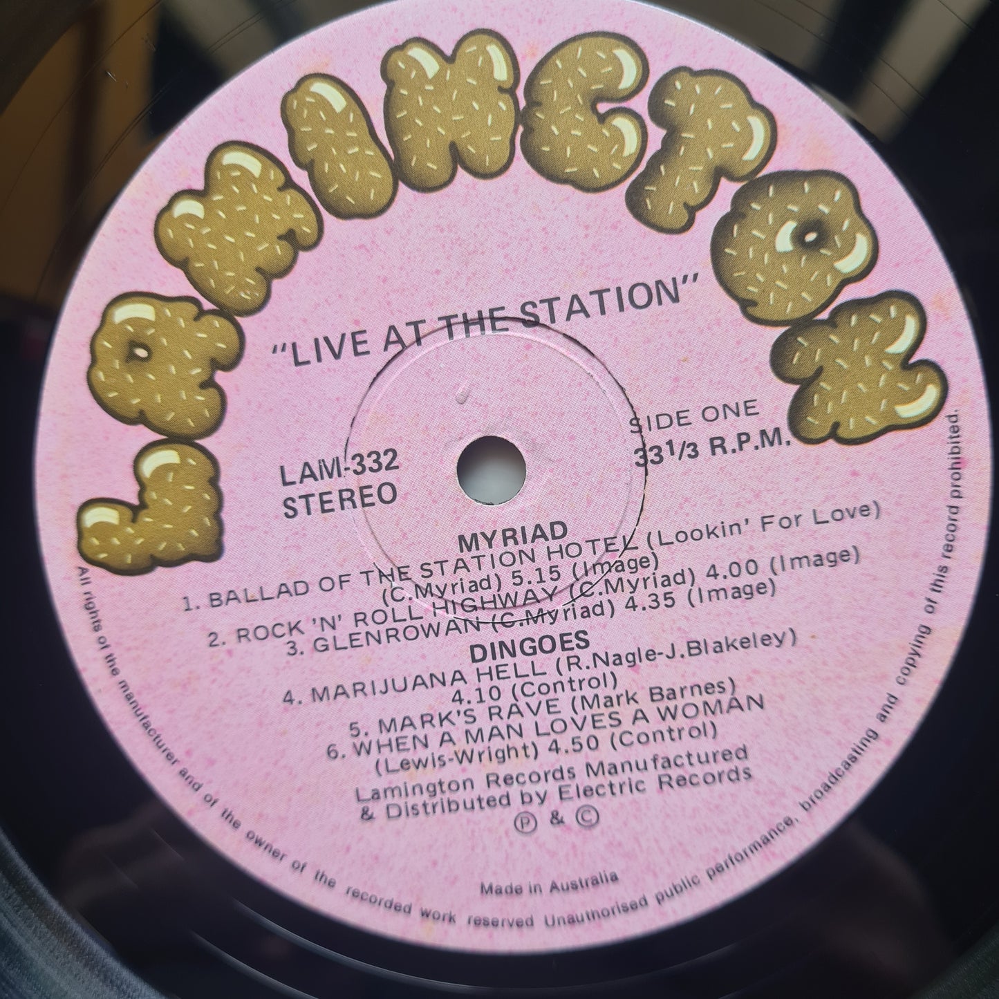 Dingoes, Wild Beaver Band, Myriad, Saltbush – Live At The Station - 1976 - Vinyl Record LP