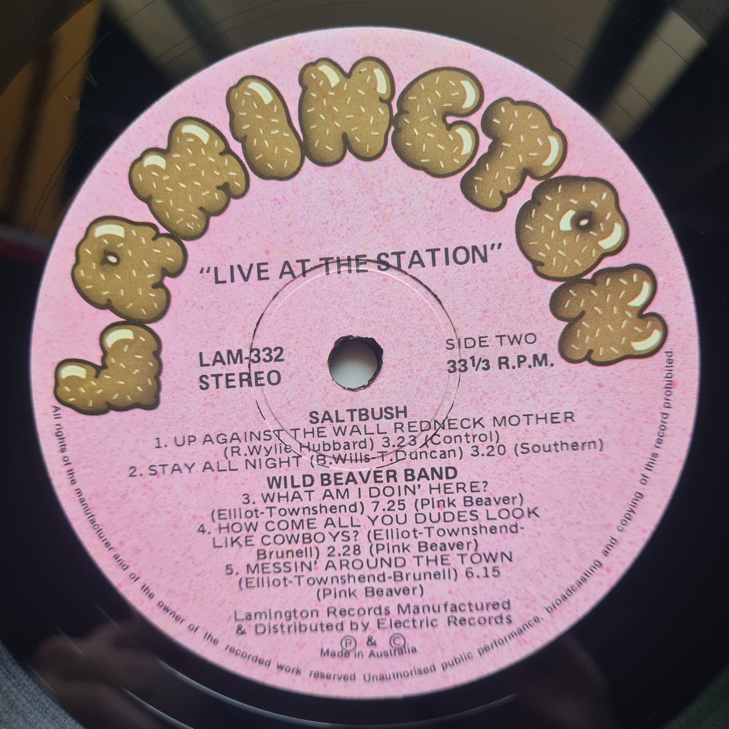 Dingoes, Wild Beaver Band, Myriad, Saltbush – Live At The Station - 1976 - Vinyl Record LP