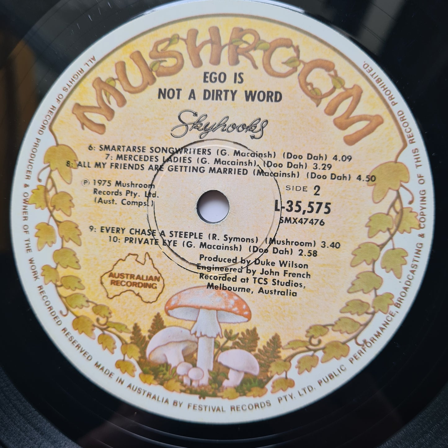 Skyhooks – Ego Is Not A Dirty Word - 1975 (Gatefold) - Vinyl Record