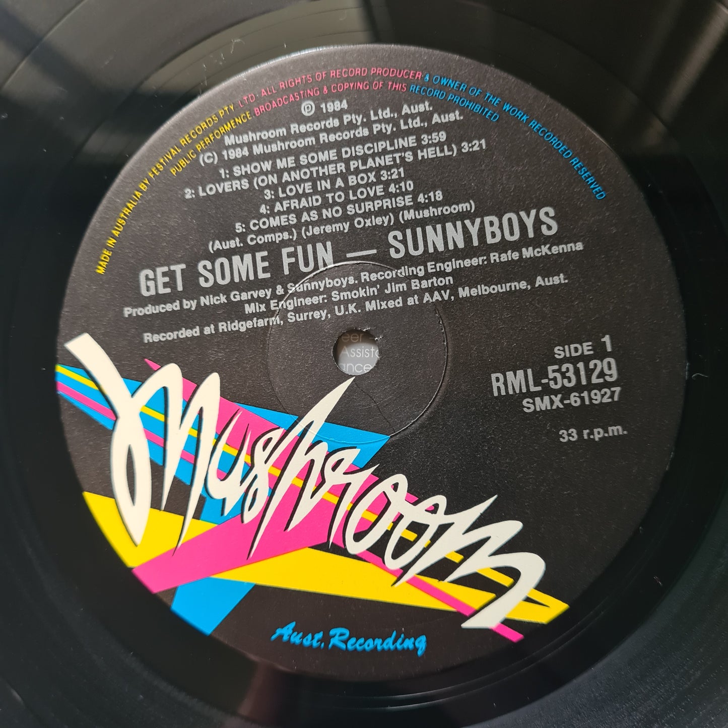 Sunnyboys – Get Some Fun - 1984 - Vinyl Record LP