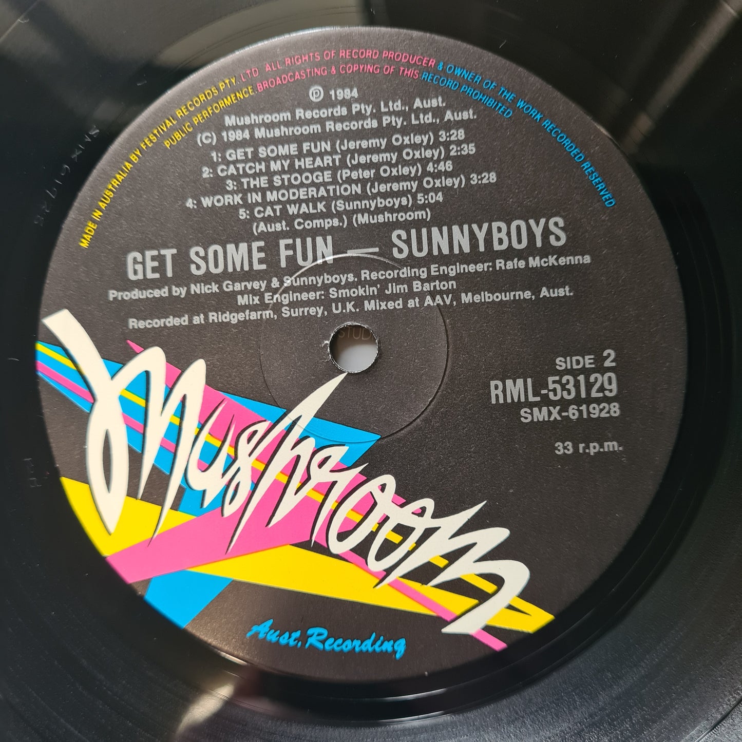 Sunnyboys – Get Some Fun - 1984 - Vinyl Record LP