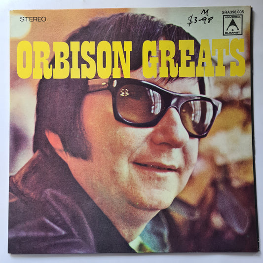 Roy Orbison – Orbison Greats (Gatefold) - Vinyl Record LP- Greatest Hits