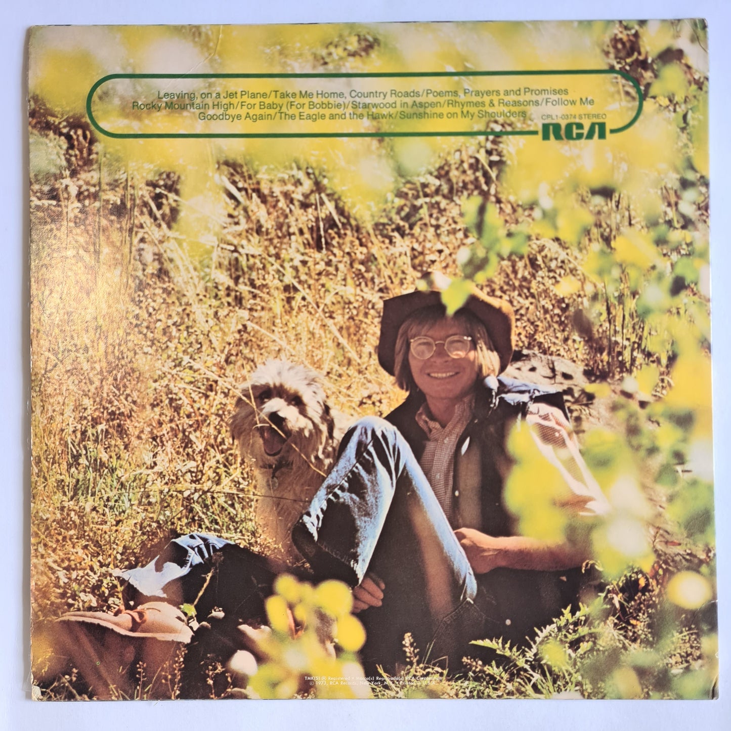 John Denver – John Denver's Greatest Hits - 1973 - Vinyl Record LP