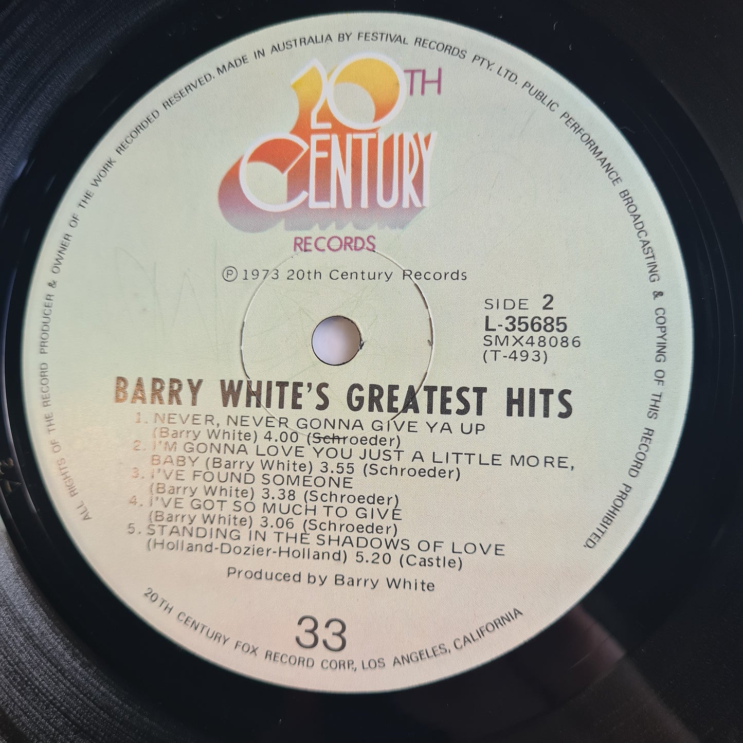 Barry White – Barry White's Greatest Hits - 1975 (Gatefold) - Vinyl Record LP