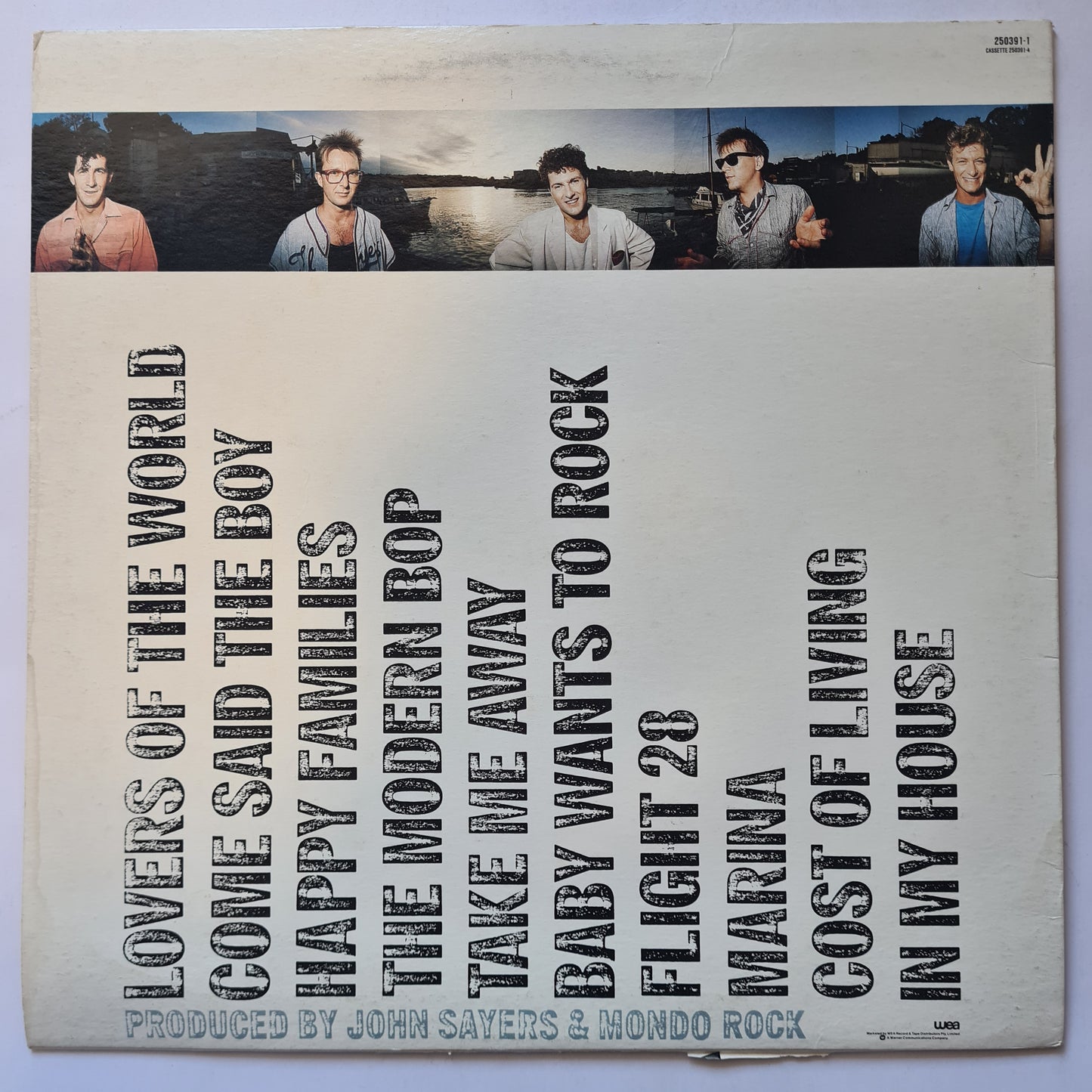 Mondo Rock – The Modern Bop - 1984 - Vinyl Record LP