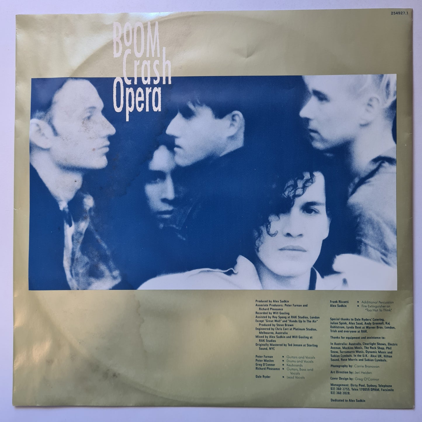 Boom Crash Opera – Boom Crash Opera - 1976 - Vinyl Record LP