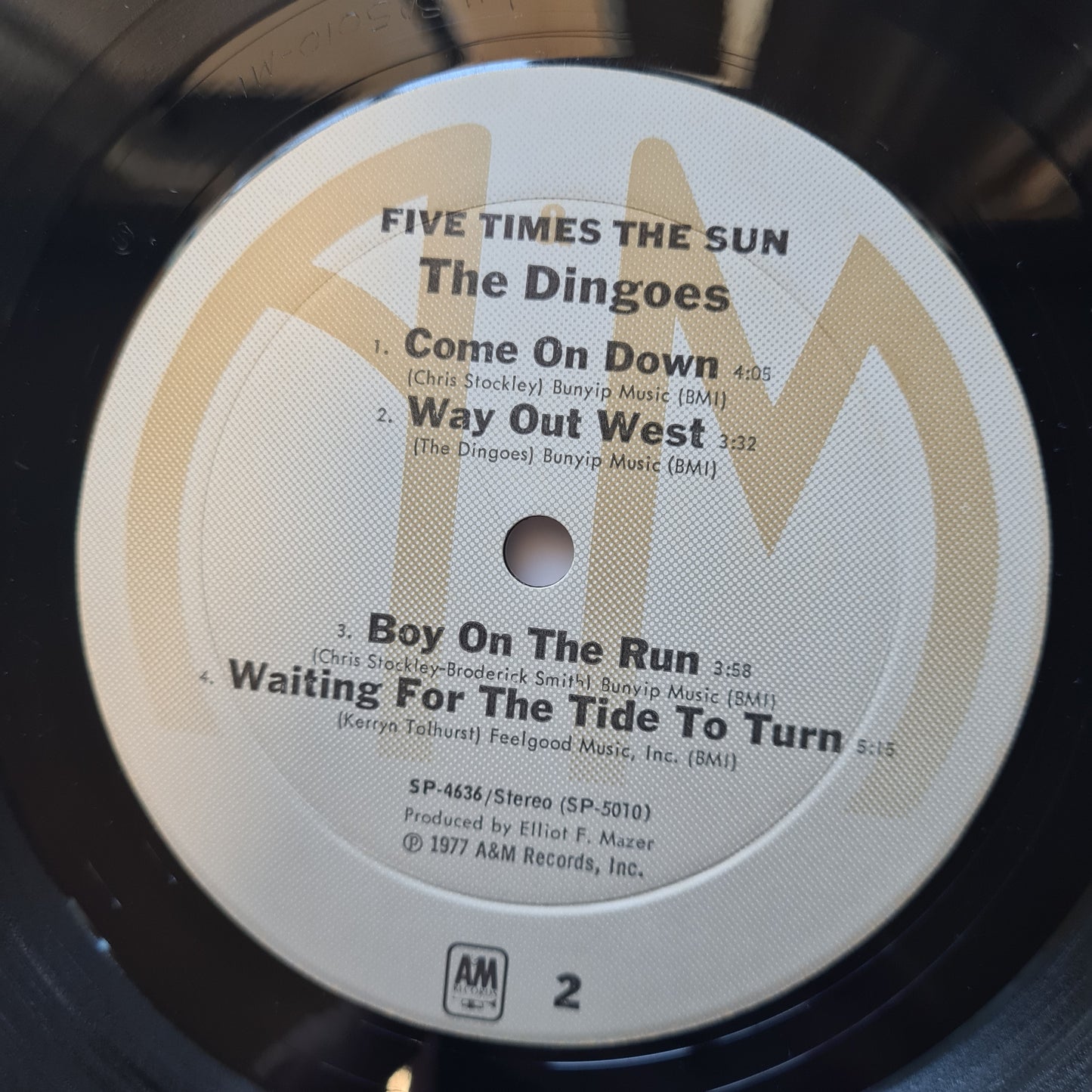 The Dingoes – Five Times The Sun - 1977 - Vinyl Record LP