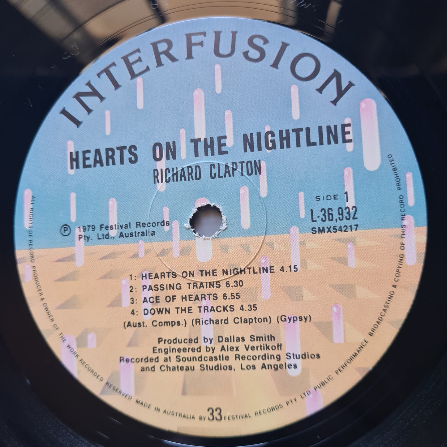 Richard Clapton – Hearts On The Nightline - 1979 - Vinyl record LP