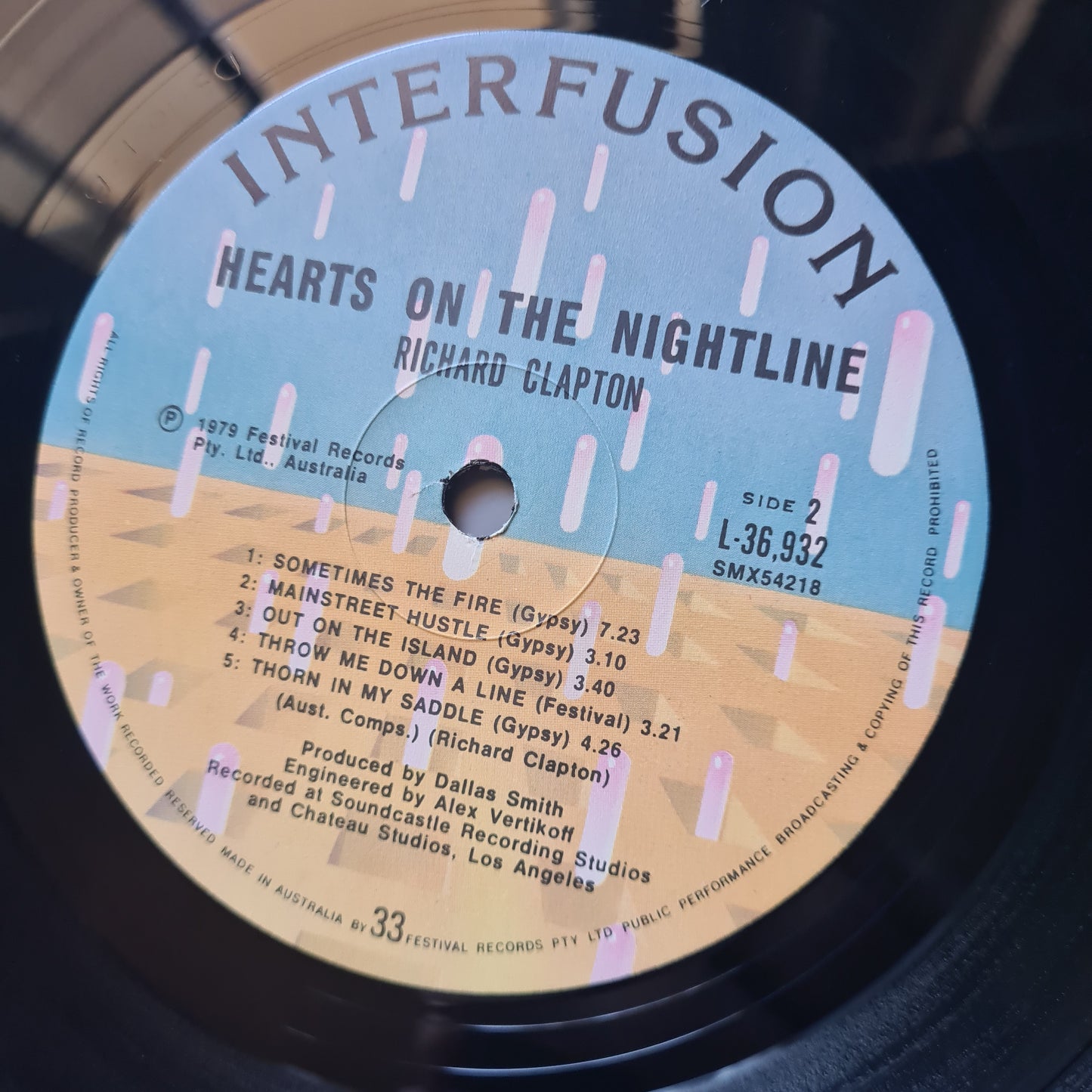 Richard Clapton – Hearts On The Nightline - 1979 - Vinyl record LP