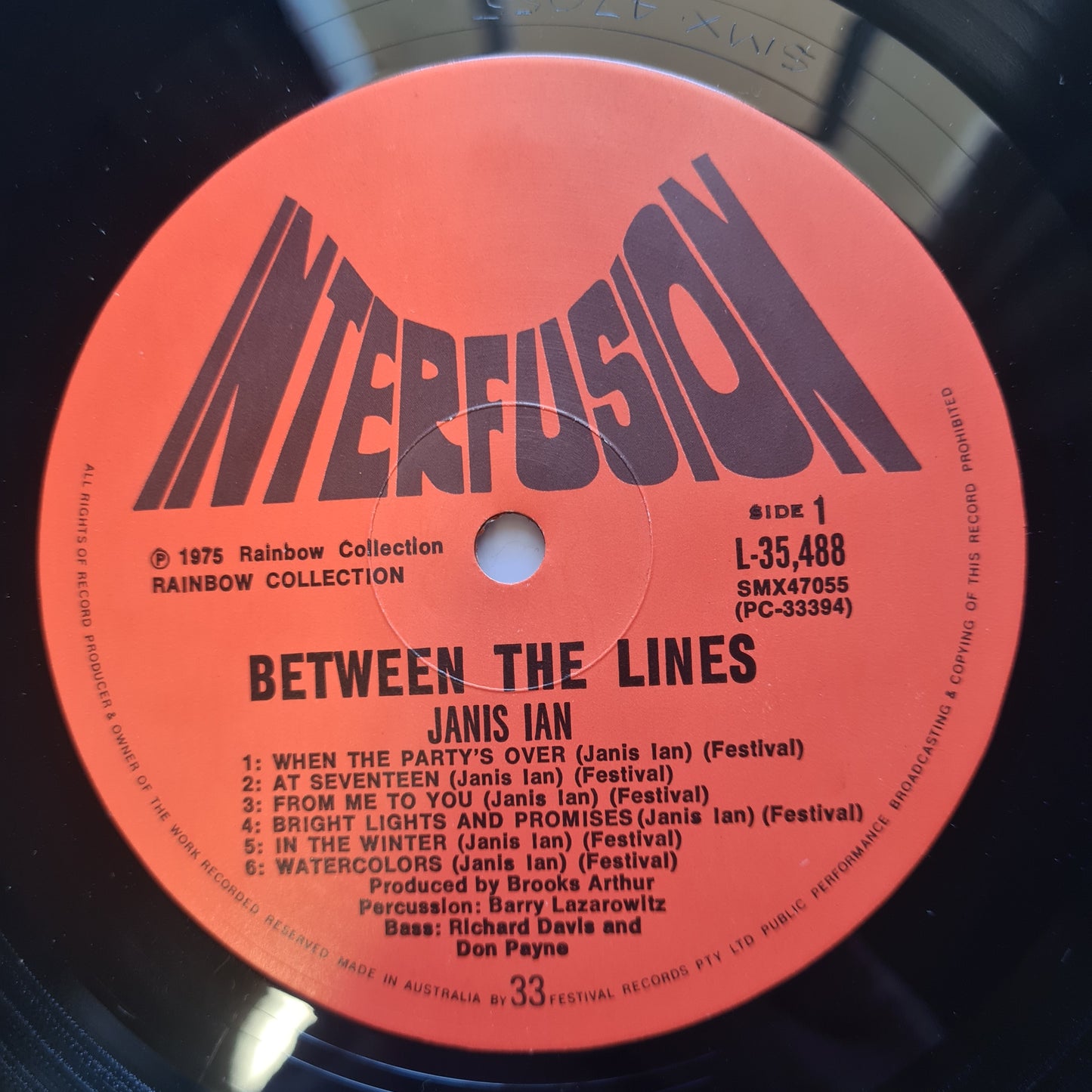 Janis Ian – Between The Lines - 1975 - Vinyl Record Lp