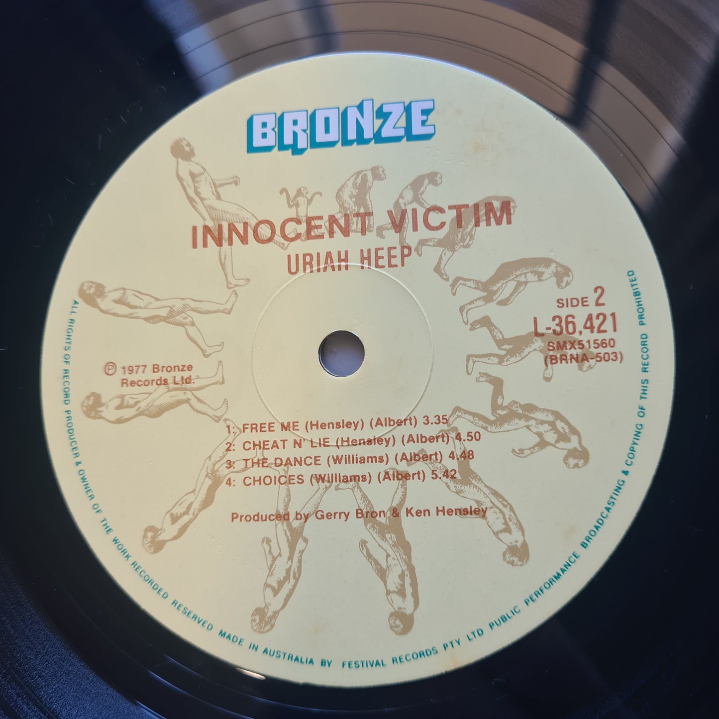 Uriah Heep – Innocent Victim - 1977 - Vinyl Record LP