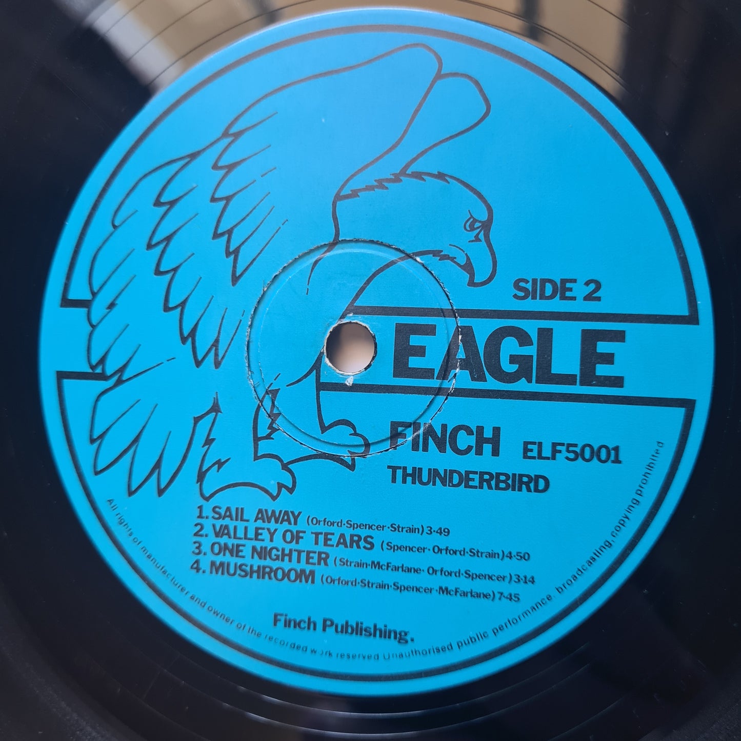 Finch – Thunderbird - 1976 (Oz Hard Rock Gem!) - Vinyl Record LP