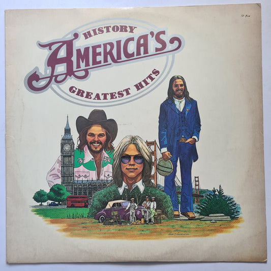 America – History: America's Greatest Hits - 1975 - Vinyl Record LP