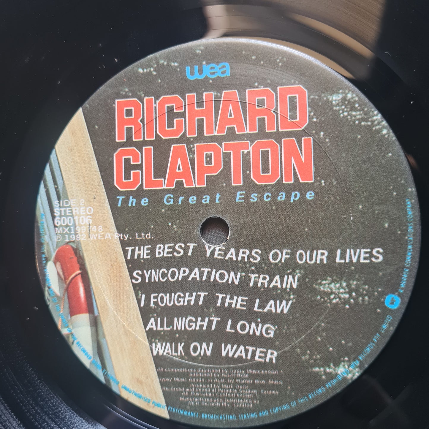 Richard Clapton – The Great Escape - 1982 - Vinyl record LP