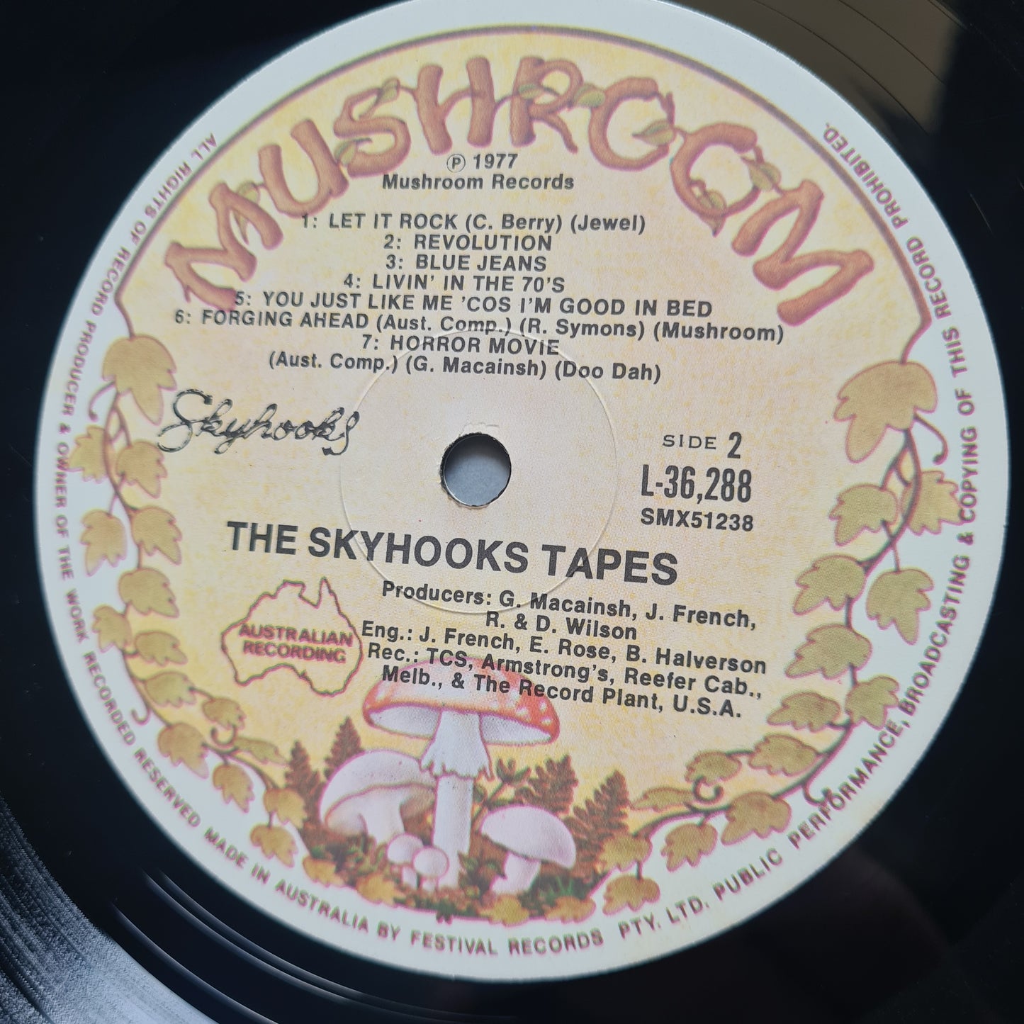 Skyhooks – The Skyhooks Tapes - 1977 (Gatefold) - Vinyl Record