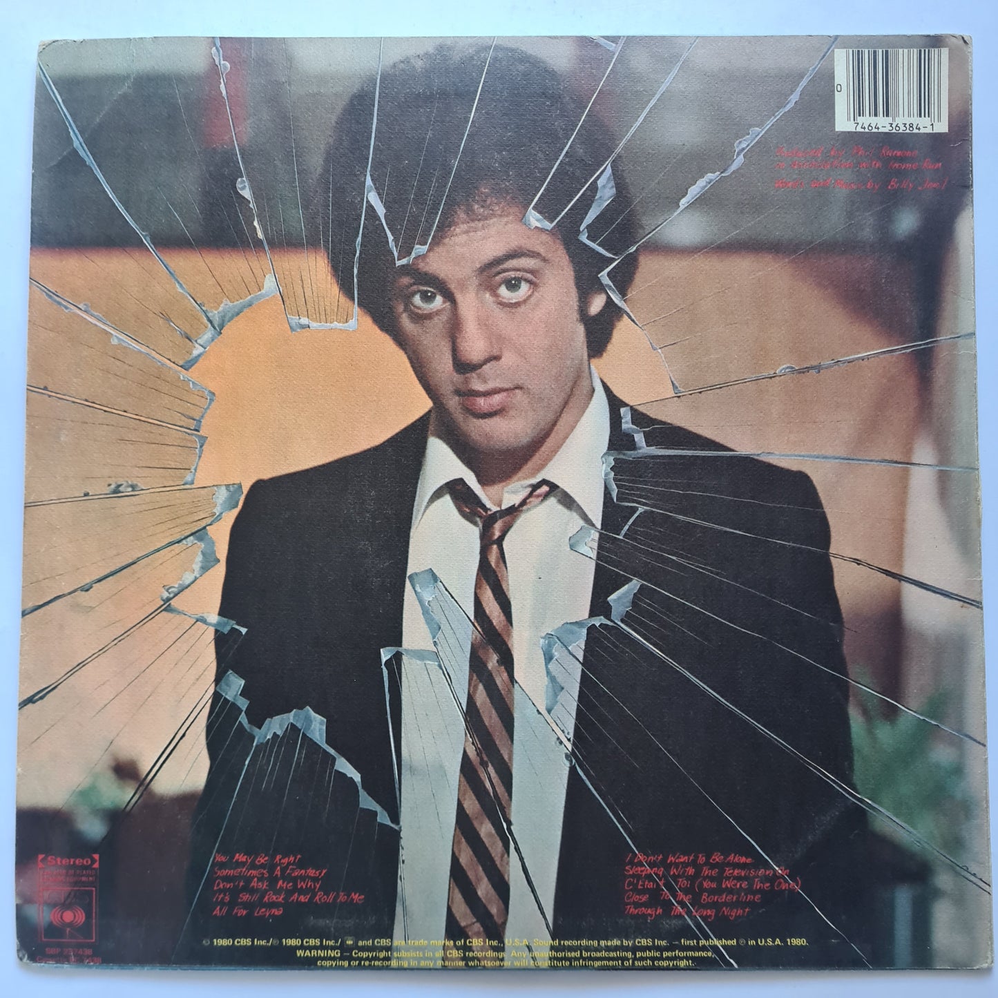 Billy Joel – Glass Houses - 1980 - Vinyl Record