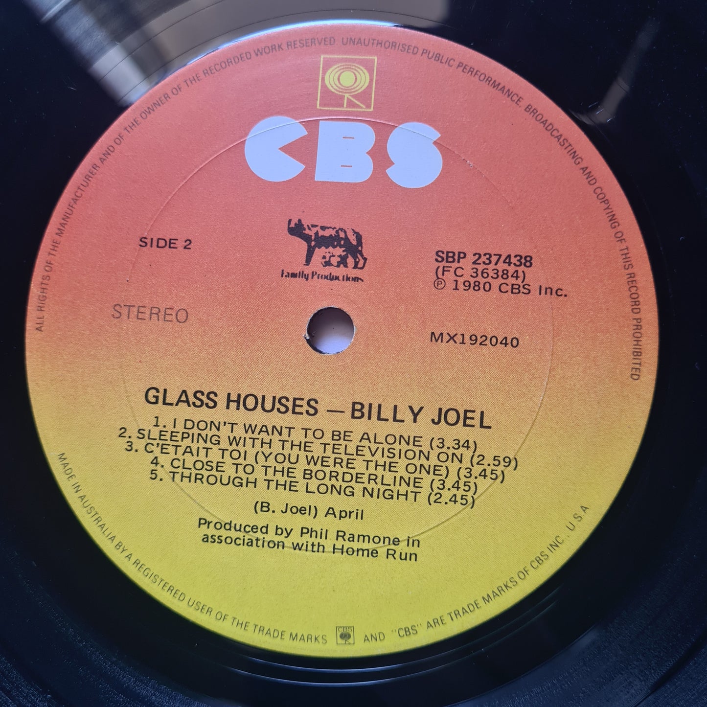 Billy Joel – Glass Houses - 1980 - Vinyl Record