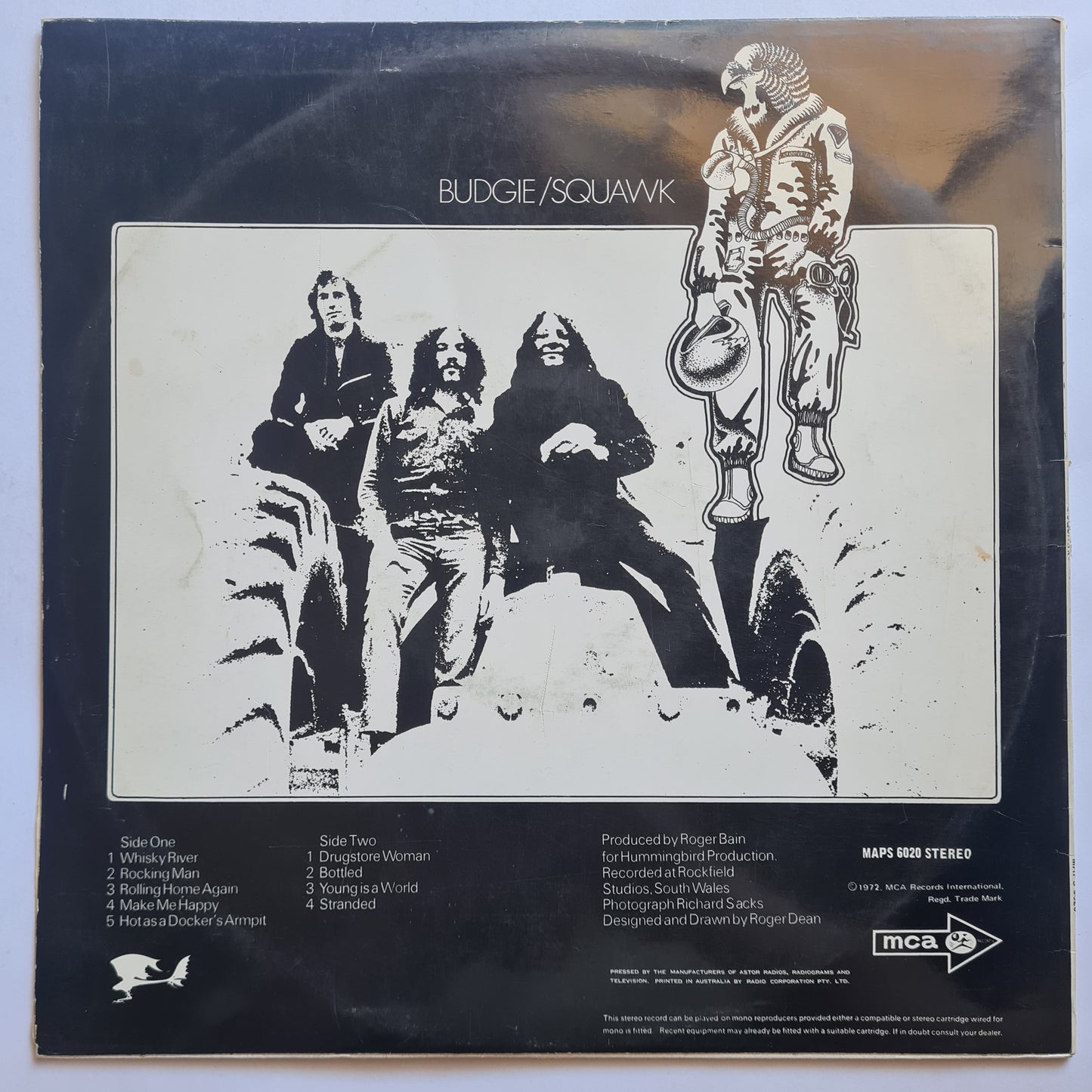 Budgie – Squawk - 1973 - Vinyl Record LP