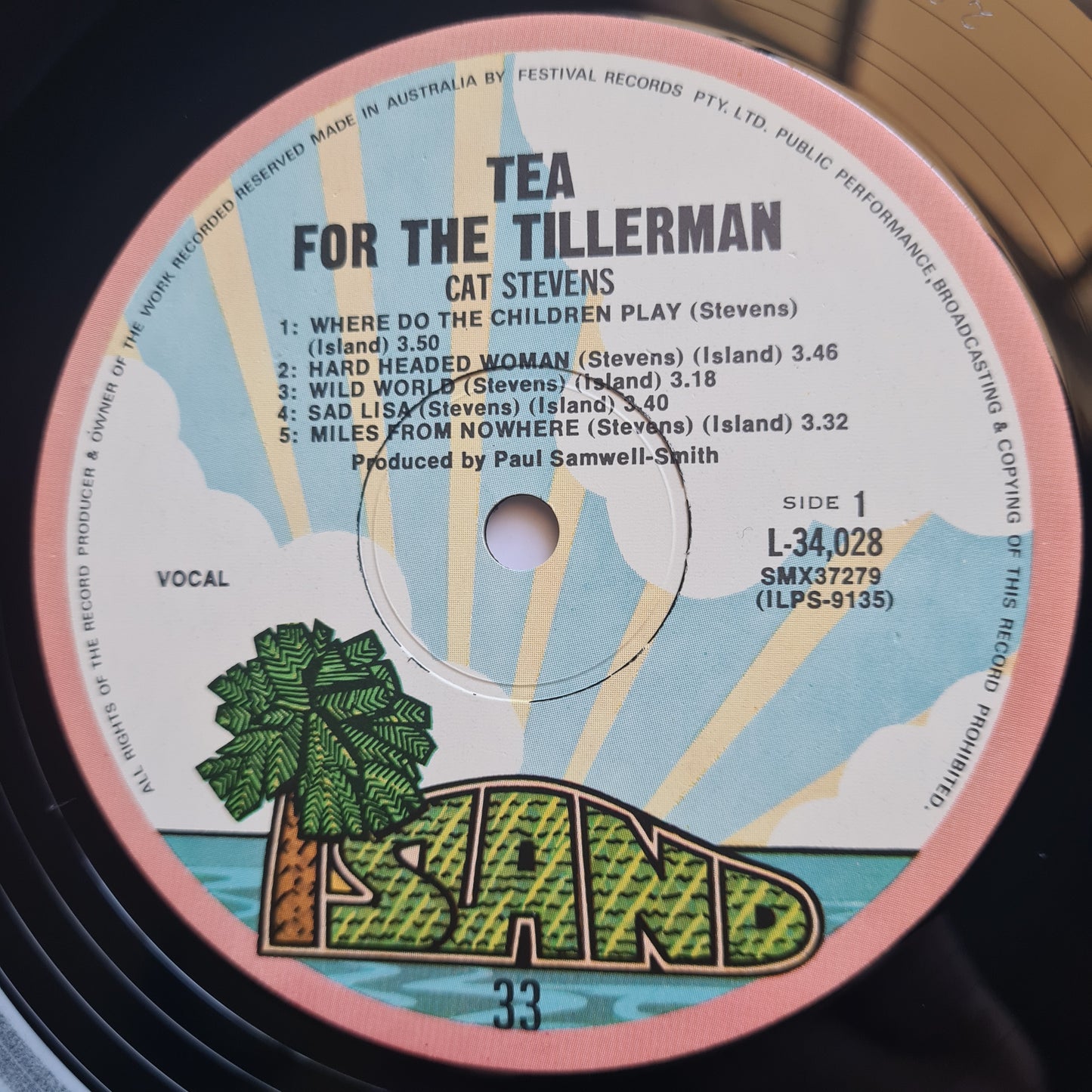 Cat Stevens – Tea For The Tillerman (Australian Pressing- Near mint) - 1970 - Vinyl Record LP