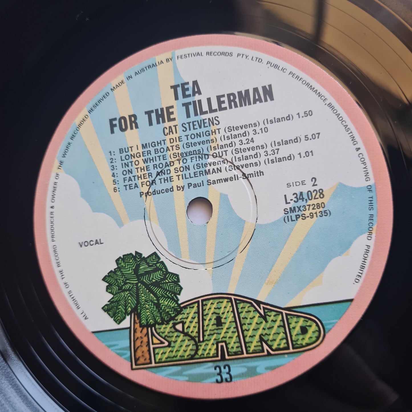 Cat Stevens – Tea For The Tillerman (Australian Pressing- Near mint) - 1970 - Vinyl Record LP